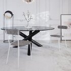 Cadeira Fixa Estofada Vintage Emília Com 2 Unidades Névoa Pra