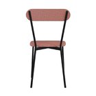 Cadeira Fixa Estofada Vintage Emília Com 4 Unidades Tulipa Ro