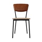 Cadeira Fixa Estofada Vintage Retrô