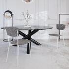 Cadeira Fixa Estofada Vintage Retrô. C/pés Brancos.