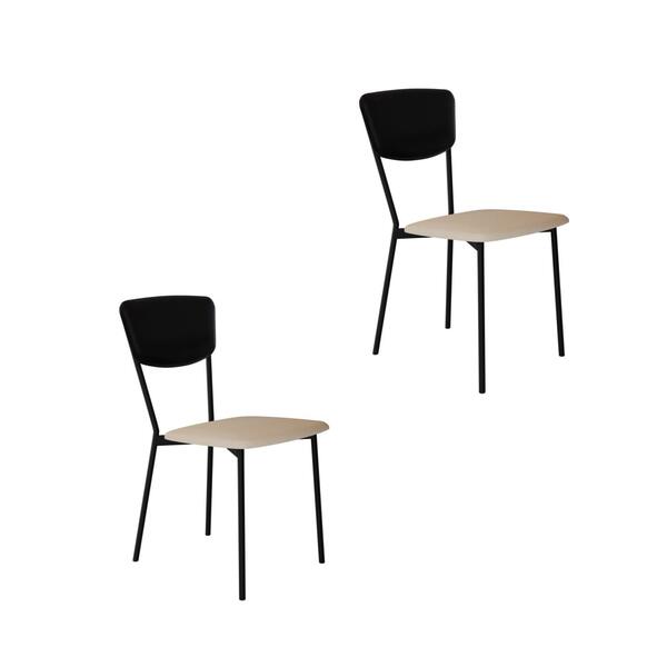 Cadeira Fixa Estofada Vintage Retrô C/02 Un.