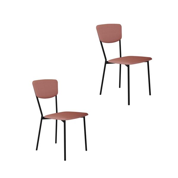 Cadeira Fixa Estofada Vintage Retrô C/02 Un.