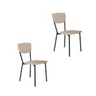 Cadeira Fixa Estofada Vintage Retrô C/02 Un.