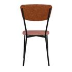 Cadeira Fixa Estofada Vintage Retrô C/04 Un.