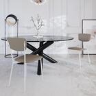 Cadeira Fixa Estofada Vintage Retrô C/04 Un.c/pés Brancos