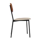 Cadeira Fixa Estofada Vintage Retrô Com 2 Unidades Areia /car