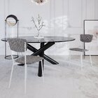 Cadeira Fixa Estofada Vintage Retrô Com 2 Unidades Prata/bran