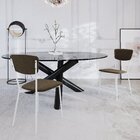 Cadeira Fixa Estofada Vintage Retrô Sand/branco Fosco