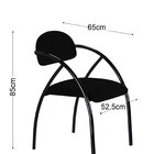 Cadeira Fixa Martiflex Aqua 4 Pés - Aqua01 Preto