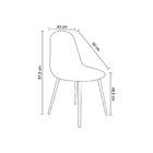 Cadeira Fixa Tania Nude