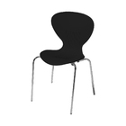 Cadeira Flash Em Polipropileno Com Base Fixa Em Inox Polido -