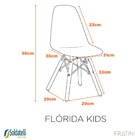 Cadeira Flórida Kids Sem Braço Com Assento Em Polipropileno E