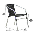 Cadeira Floripa Em Alumínio Trama Original