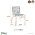 Cadeira Fratini Gruvyer Azul