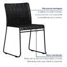 Cadeira Fronteira  Preto