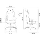 Cadeira Gamer  Nr17 Magna Knit Special Cinza Escuro