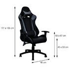 Cadeira Gamer Atlético Mineiro Cam 3318 Espresso Móveis Preta