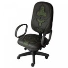 Cadeira Gamer Braço Corsa Tt Ecoflex Costura Verde