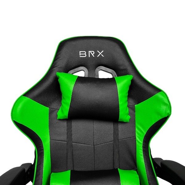 Cadeira Gamer Brx Impact Verde | Leroy Merlin