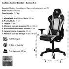 Cadeira Gamer Bunker Oficial Ergonômica Reclinável Ajustável