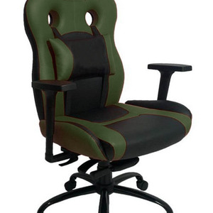 Foto de Cadeira Gamer Com Almofada Linha Gamer Racing Verde
