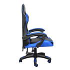 Cadeira Gamer Couro Giratória Tr-max - Azul
