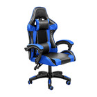 Cadeira Gamer Couro Giratória Tr-max - Azul