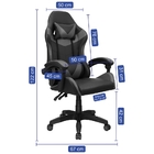 Cadeira Gamer Couro Giratória Tr-max - Vermelha