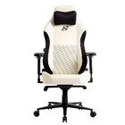 Cadeira Gamer Creme Ergônomica De Tecido Elements Lunari