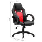 Cadeira Gamer Crow Preta E Vermelha