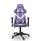 Cadeira Gamer Dazz Mermaid Series Roxo Com Almofada Para Lomb