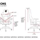 Cadeira Gamer Dazz Nations Argentina Com Apoio De Braço - Bra