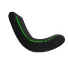 Cadeira Gamer De Balanço Pelegrin Pel-3024 Preta Com Led E Au