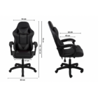 Cadeira Gamer Escritório Reclinável Ergonômica Giratória Com