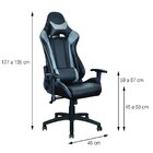 Cadeira Gamer Estofada Espuma Pu Com Rodízios 9918 Or Design