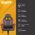 Cadeira Gamer Fortt Lípsia Vermelha - Cgf002-v