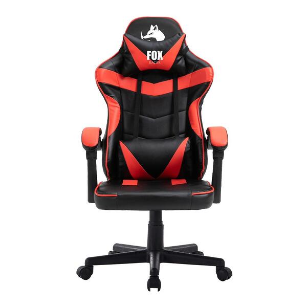 Cadeira Gamer Fox Racer Nordic Encostos Ajustavel Preto/verme