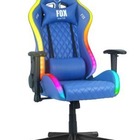 Cadeira Gamer Fox Racer Rgb Azul Com Iluminação (led)