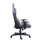 Cadeira Gamer Fox Racer Rgb Cinza Com Iluminação (led)