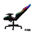 Cadeira Gamer Fox Racer Rgb Com Iluminação Led Preta Ut-c1583l