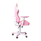 Cadeira Gamer Fox Racer Rgb Rosa Com Iluminação (led) - Branco