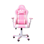 Cadeira Gamer Fox Racer Rgb Rosa Com Iluminação (led) - Branco