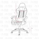 Cadeira Gamer Fox Racer Vulpes Branca Wz-318