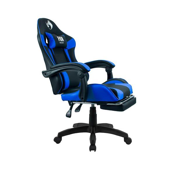 Cadeira Gamer Fox Racer Zerda Com Apoio De Pés Azul W20