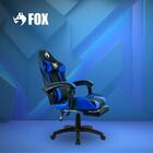 Cadeira Gamer Fox Racer Zerda Com Apoio De Pés Azul W20