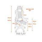 Cadeira Gamer Giratória Fair Play Fratini Preto