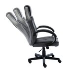 Cadeira Gamer Giratória Regulável Quest Fratini Preto/cinza