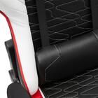 Cadeira Gamer Giratória Stock Car Blume Office Pu Preto Verme