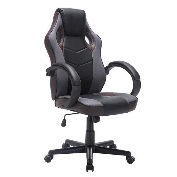 Cadeira Gamer Giratória Trevalla Tl-cdg-07-6pr Preta E Marrom