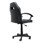 Cadeira Gamer Infantil Base Giratória Reclinável Em Couro